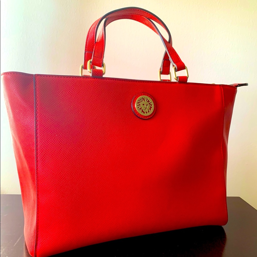 Anne Klein Red Handbag